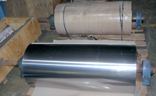 POLISHED Steel Rolls, 40" Face,